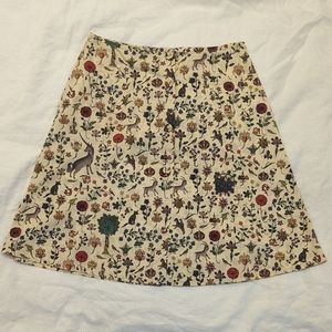 Samantha Pleet Illuminated Print A-line Mini Skirt, size 0